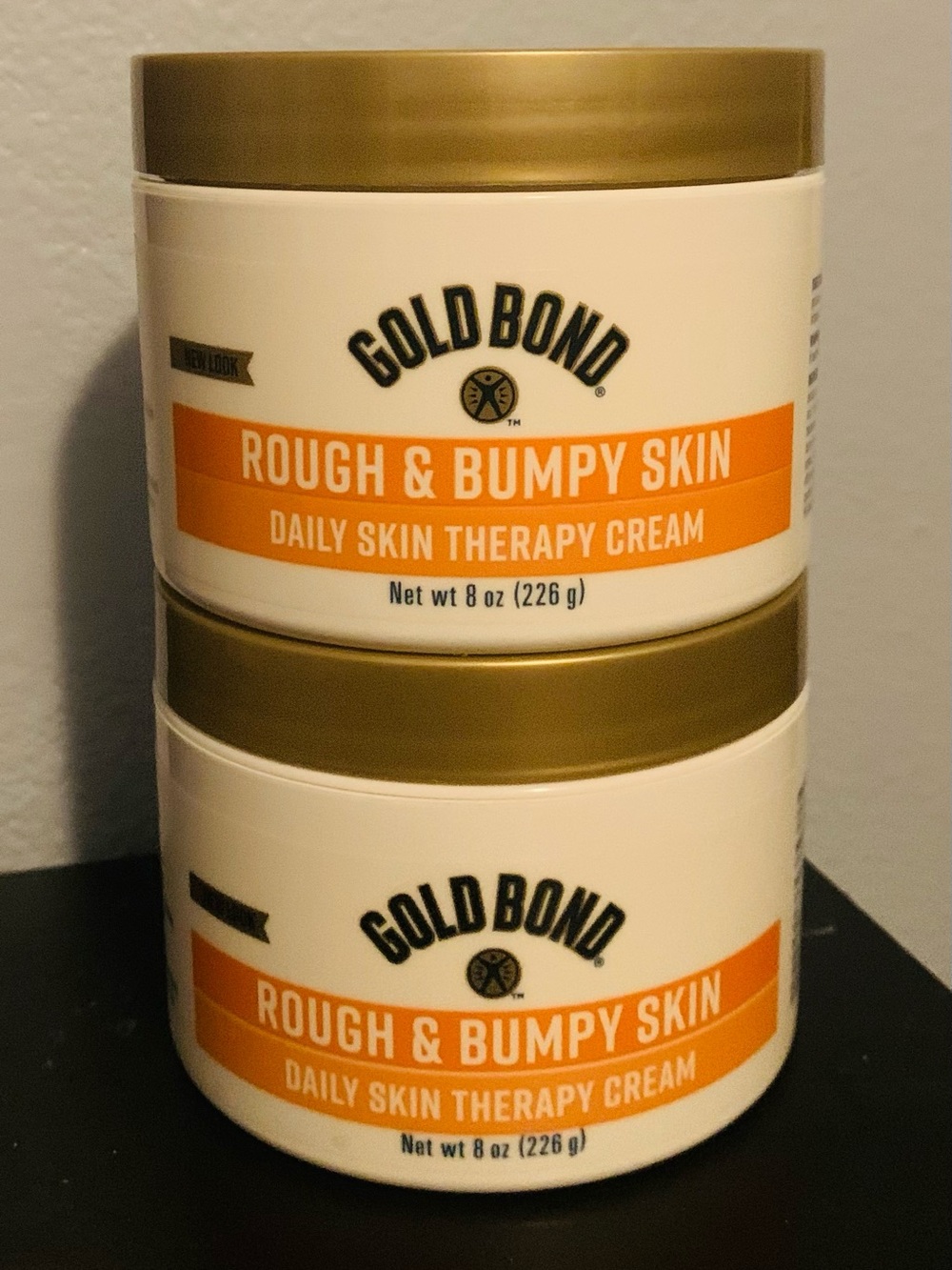2 Jars Gold Bond Daily Skin Therapy Cream For Rough And Bumpy Skin